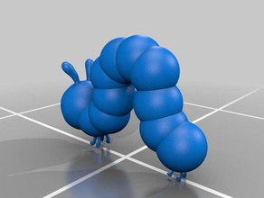 très hungry caterpillar sam 3d l'impression 3d print model - Mito3D