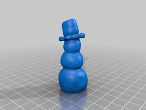 pupazzo di neve sabbia le scansioni repliche makerbotdigitizer 3d print model - Mito3D
