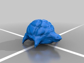 turtle-Modell Tiere 3d print model - Mito3D