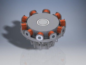 arc reactor style tesla power generator hobby electrical free energy ironman mechanical 3d print model - Mito3D