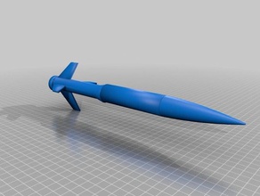 cool awesome rocket 2 3d printing 3d print model - Mito3D