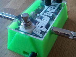 guitar pedal arduino shield case Musik 3d print model - Mito3D