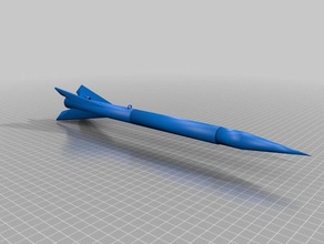 cool génial fusée 3 d l'impression 3d print model - Mito3D