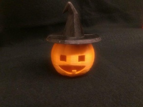 pumpkin witch hat creatures customizer 3d print model - Mito3D