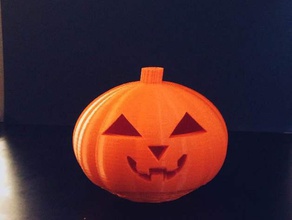 jack-o-lantern 3d printing customizable customized customizer halloween decoration pumpkin 3d print model - Mito3D