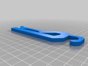 abs papel clipclothespin utilidad gancho de la mano derecha hogar 3d print model - Mito3D