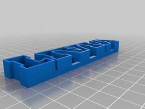 livia nome sculture personalizzato 3d print model - Mito3D