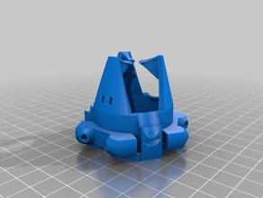 kossel efetor de diamante gostoso no final 3d a impressora partes hotend 3d print model - Mito3D