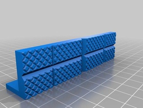vice protective jaws magnetic schutzbacken schraubstock parts 3d print model - Mito3D