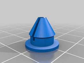 il mio personalizzato attraverso foro del tappo perno di fissaggio parti 3d print model - Mito3D