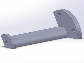 wall filament holder 3d printer accessories spool wallmount hanger mount 3d print model - Mito3D