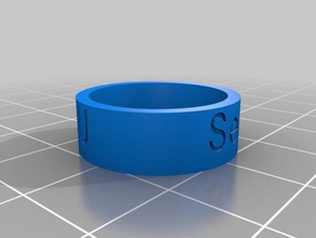 fsu anel 45 anéis personalizado 3d print model - Mito3D