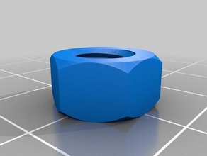 125 inch nut parts customized 3d print model - Mito3D