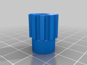 pulley xl 10 tooths diameter internal 6mm 3d printer parts customized 3d print model - Mito3D