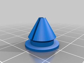 il mio personalizzato attraverso foro del tappo perno di fissaggio parti 3d print model - Mito3D