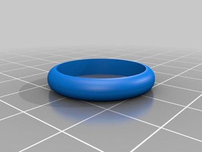 Größe 10 ring 20mm Ringe angepasst 3d print model - Mito3D