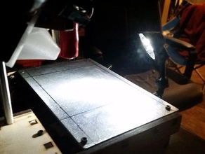 printrbot basit esnek ışık 3d yazıcı aksesuarlar aydınlatma 1405 3d print model - Mito3D
