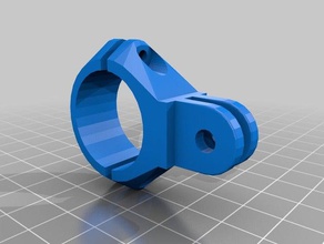 25 mm pince gopro comme de la caméra personnalisé 3d print model - Mito3D