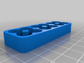 bandeja da bateria aaa organização personalizado 3d print model - Mito3D