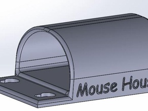 mouse house computer 3d print model - Mito3D