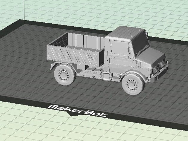 nice unimog 1300 -pickup truck automotive 3D print model - Mito3D