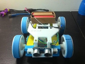 bt smartcar la robótica 3d print model - Mito3D