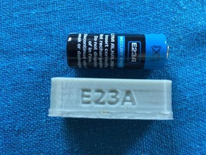 e23a batería de 12v titular diy 3d print model - Mito3D