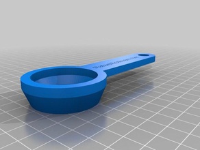 personalizable cuchara mano herramientas personalizador 3d print model - Mito3D