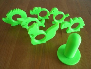 Serviette ring stand 32 mm andere 3d print model - Mito3D