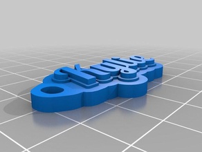 kylie Anahtarlık organizasyon özelleştirilmiş 3d print model - Mito3D