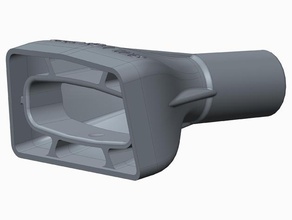 adaptateur ponceuse skil fox 2en1 verser de l'aspirateur outils l'adaptateur vide 3d print model - Mito3D