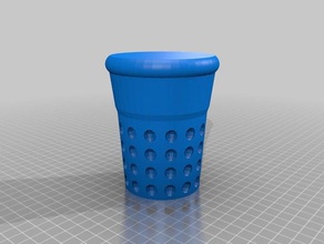 thimble vase household customized 3d print model - Mito3D