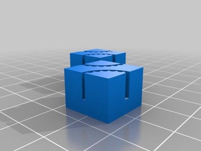 my customized parametric gt2 belt clip square teeth 3d printer parts 3d print model - Mito3D