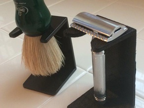 maquinilla de afeitar pie cuarto baño 3d print model - Mito3D