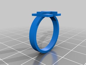 hillary clinton ring small rings 3d print model - Mito3D
