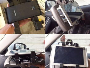 fuel3d scanner 3d de la batterie tablette titulaire l'imprimante accessoires 3d print model - Mito3D