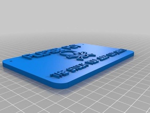 saw sign 3d printing 3d print model - Mito3D