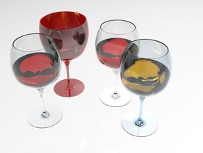wineglass food drink 3d print model - Mito3D