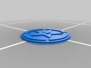cacciatore di realizzazione un logo i segni loghi 3d print model - Mito3D