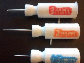 metrica chiave a brugola maniglie strumenti 15mm 2mm 3mm etichetta 3d print model - Mito3D
