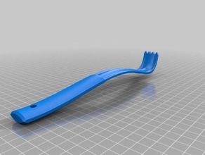 back scratcher scratching self chinese called its no ask help hand tools 3d print model - Mito3D