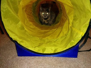 cat tunnel stand gli animali domestici giocattolo del gatto customizer 3d print model - Mito3D