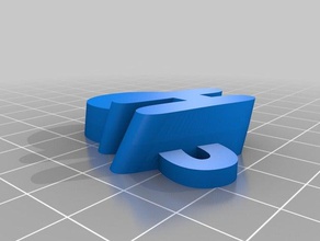 my customized iamburnystext hd1 organization 3d print model - Mito3D