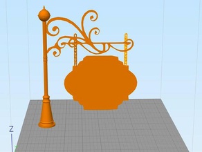 small decorative table sign kitchen dining 3d print model - Mito3D