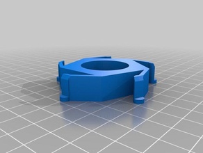 my customized spool hub adapter 255 57 3d printer parts 3d print model - Mito3D