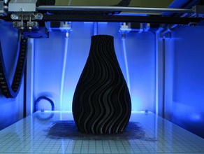 wavyse vaso a arte decoração design 3d print model - Mito3D