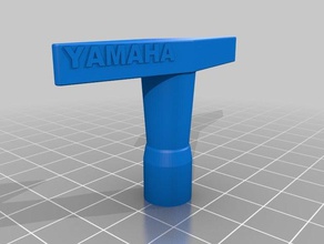 yamaha drum key hand tools 3d print model - Mito3D