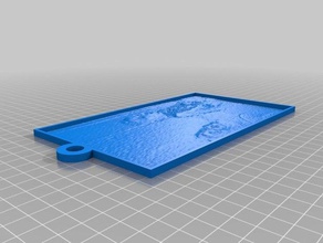 santo 2d a arte personalizado 3d print model - Mito3D