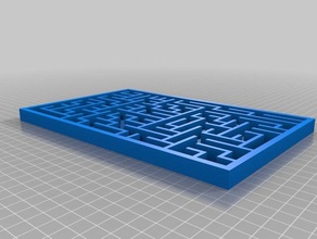 il mio personalizzate a-maze-ing labirinto puzzle 3d print model - Mito3D