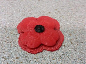 remembrance day poppy accessories army holiday remember veterans vetrans 3d print model - Mito3D